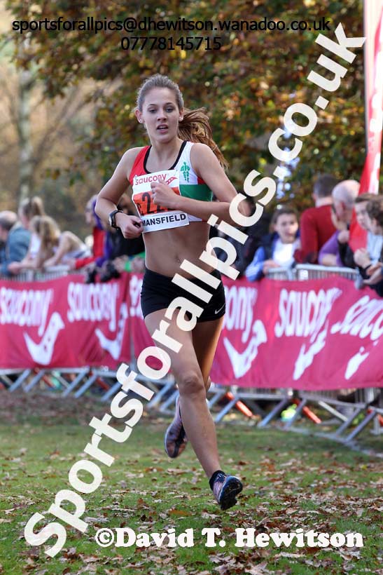 junior womens  National Cross Country Relays. Photo: David T. Hewitson/Sports for All Pics